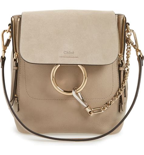 chloé small faye suede & leather backpack replica|Chloe Faye Small Suede/Leather Shoulder Bag .